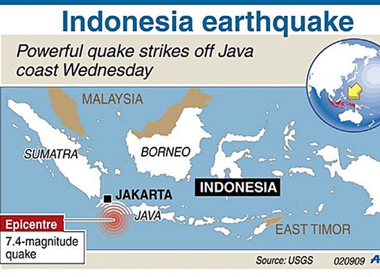Trzęsienie ziemi w Indonezji, zginęło 15 osób