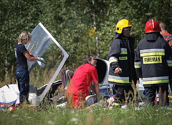 Katastrofa awionetki w Łodzi - pilot nie żyje
