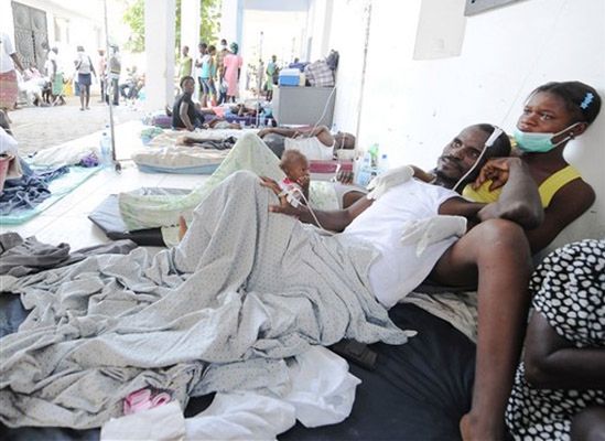 Cholera zabiła na Haiti już 253 osoby