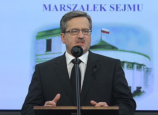 Komorowski: kompletujemy skład kancelarii prezydenta