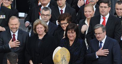 Komorowski na kanonizacji polskiego księdza w Watykanie
