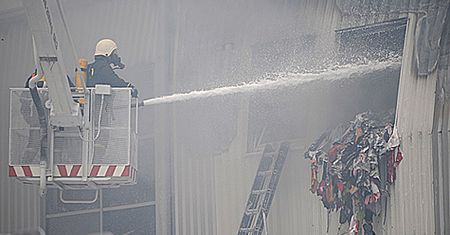 Pożar w Chińskim Centrum Handlowym