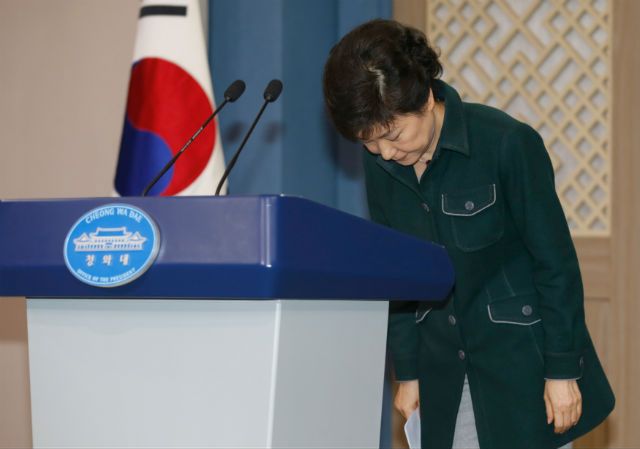 Park Geun Hie po wygłoszeniu orędzia do narodu w 2013 roku