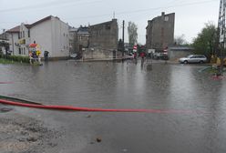 Burze i ulewy nad Polską. Brzeziny częściowo zalane, strażacy walczą z żywiołem