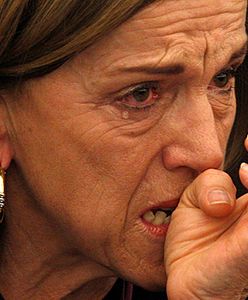 Minister popłakała się na konferencji prasowej