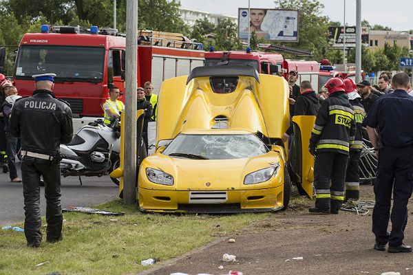 Norweg winny wypadku podczas Gran Turismo Polonia w Poznaniu