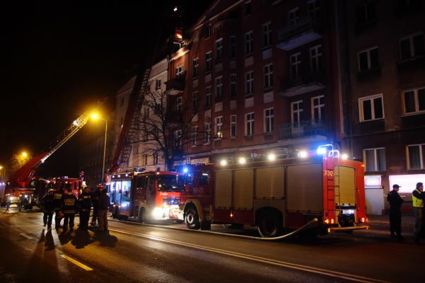 Pożar kamienicy w Kaliszu. Trzy osoby nie żyją