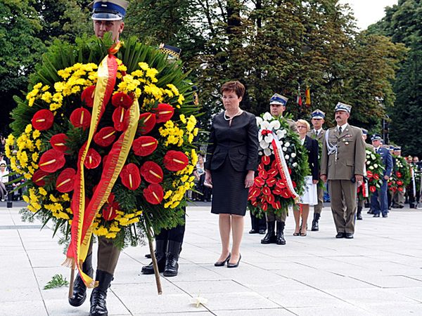 Uczcili pamięć poległych pod pomnikiem Polskiego Państwa Podziemnego