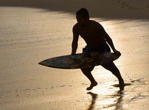 Poszerzono tor do skimboardingu na plaży w gdańskim Jelitkowie