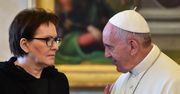 Premier Ewa Kopacz w Watykanie. Prywatna audiencja u papieża Franciszka