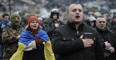 Demonstranci przejęli budynek administracji prezydenta Ukrainy
