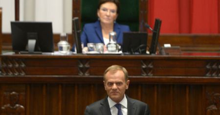 Debata ws. wotum nieufności dla rządu. Donald Tusk i Jarosław Kaczyński przemówili w sejmie