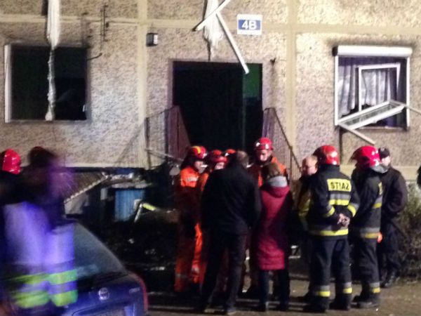 Budynek, w którym doszło do eksplozji