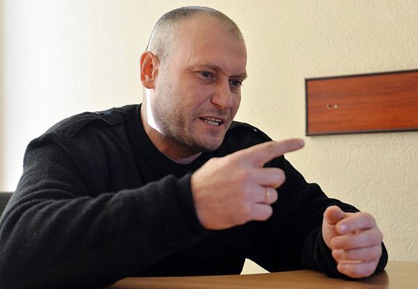 Lider Prawego Sektora Dmytro Jarosz