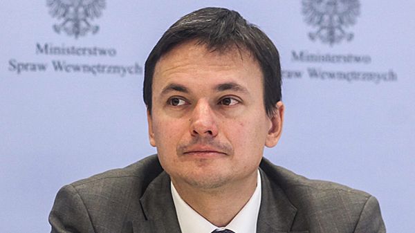 Minister spraw wewnętrznych Jacek Cichocki