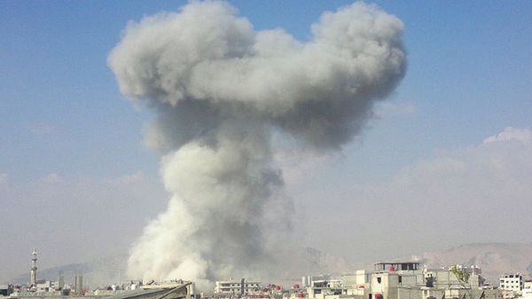 Ostrzał przedmieść Damaszku