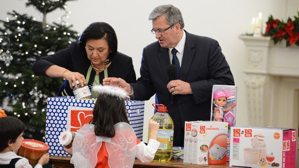 Para prezydencka włączyła się w ogólnopolską akcją świątecznej pomocy Szlachetna Paczka