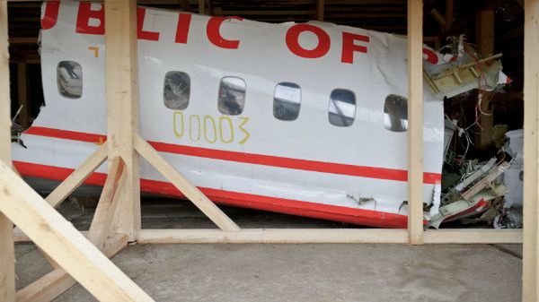 Wrak samolotu prezydenckiego TU-154M