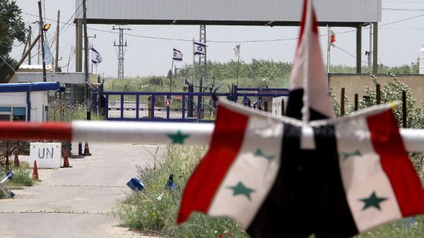 Przejście graniczne na Wzgórzach Golan