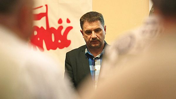Przewodniczący Solidarności Piotr Duda
