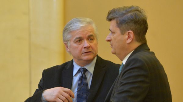 Włodzimierz Cimoszewicz i Janusz Palikot