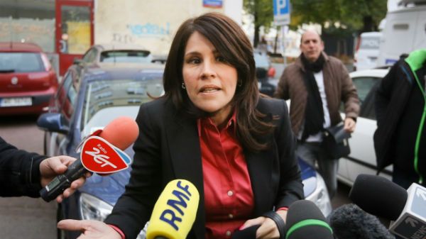 Alicja Ortega przed warszawską prokuraturą