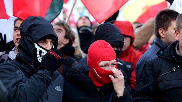 Uczestnicy "Marszu Niepodległości"