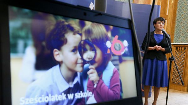 Minister edukacji narodowej Joanna Kluzik-Rostkowska