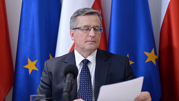 Prezydent Bronisław Komorowski