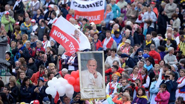 Pielgrzymi na Placu św. Piotra