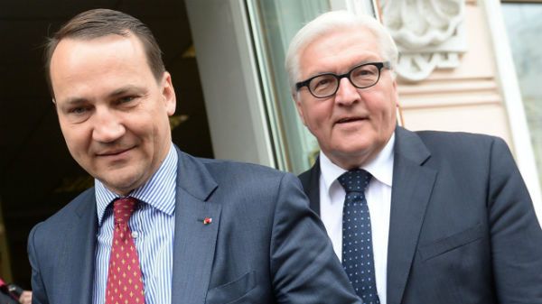 Radosław Sikorski i Frank-Walter Steinmeier