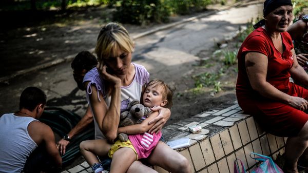 Wewnętrzni uchodźcy w Doniecku