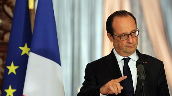 Prezydent Francji Francois Hollande