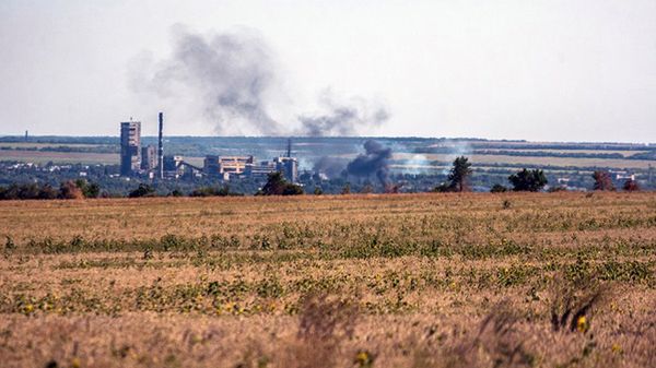 Dym nad Ługańskiem