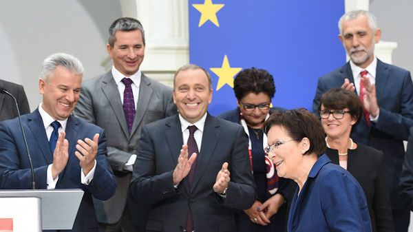 Desygnowana na premiera Ewa Kopacz po ogłoszeniu składu nowego rządu