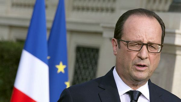 Prezydent Francji Francois Hollande