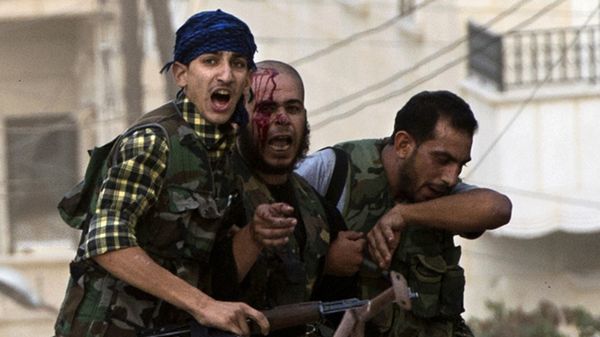 Syryjscy rebelianci w Aleppo