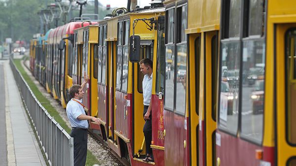 Tramwaje, które utknęły na al. Jana Pawła II