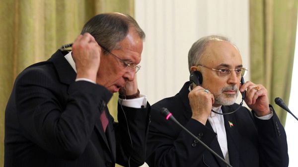 Szefowie dyplomacji Rosji i Iranu: Siergiej Ławrow i Ali Akbar Salehi