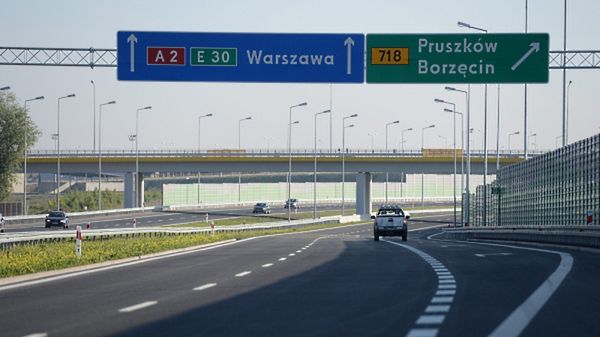 Nowo otwarty odcinek D, autostrady A2 Pruszków - Grodzisk Mazowiecki