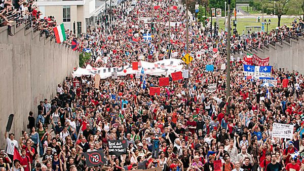 W manifestacji uczestniczyło co najmniej 3 tys. osób