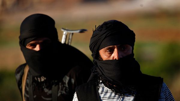 Członkowie Wolnej Armii Syryjskiej