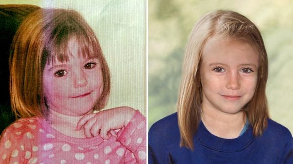 Zaginiona 3-letnia Madeleine i komputerowo zrekonstruowany portret 10-letniej Madeleine