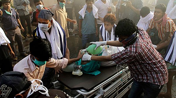 Ewakuacja pacjentów ze szpitala