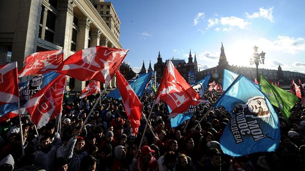 Pl. Maneżowym w centrum Moskwy