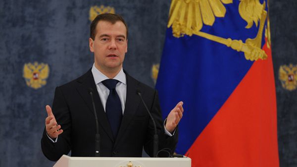 Prezydent Rosji Dmitrij Miedwiediew
