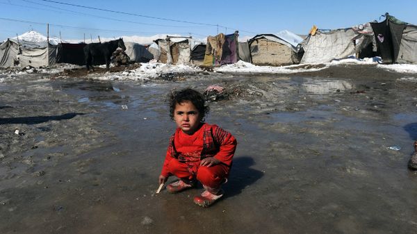 Obóz dla wewnętrznych uchodźców w Kabulu