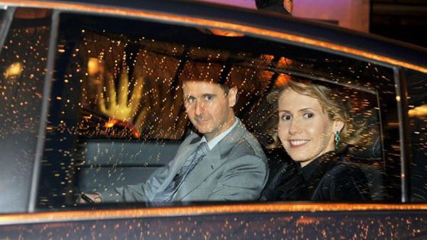 Baszar al-Asad i jego żona Asma