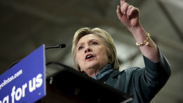 Kandydatka Demokratów Hillary Clinton