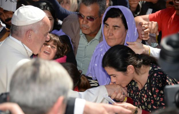 Papież po spotkaniu z uchodźcami: widziałem tyle bólu